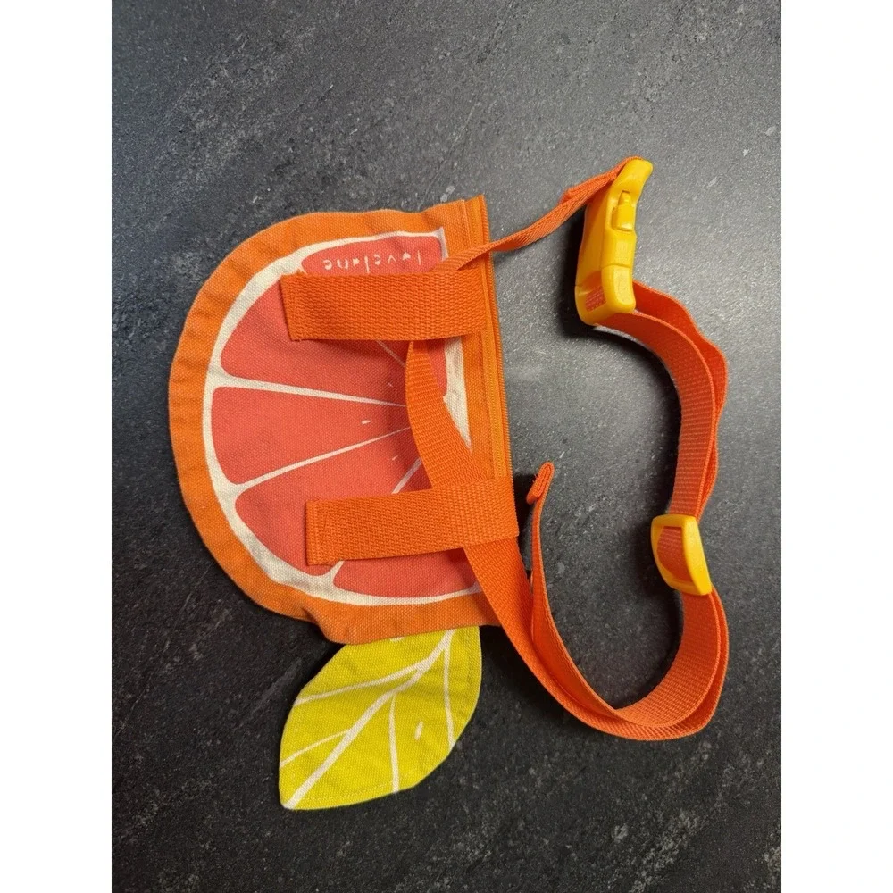 Lovelane Citrus Slice Waist Bag Kids‎ Belt Bag Orange Fruit Canvas Fanny Pack